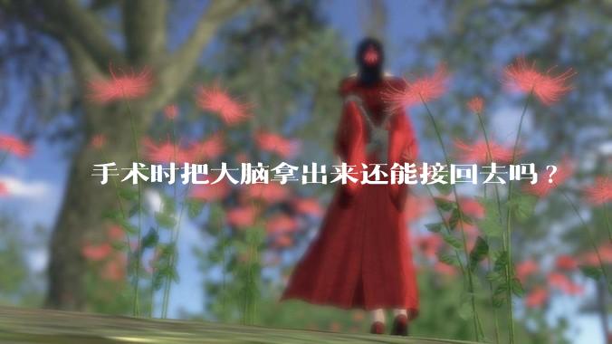 手术时把大脑拿出来还能接回去吗?