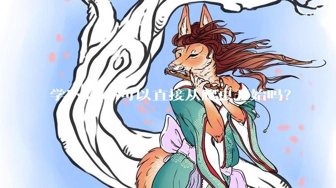 学Python可以直接从爬虫开始吗？